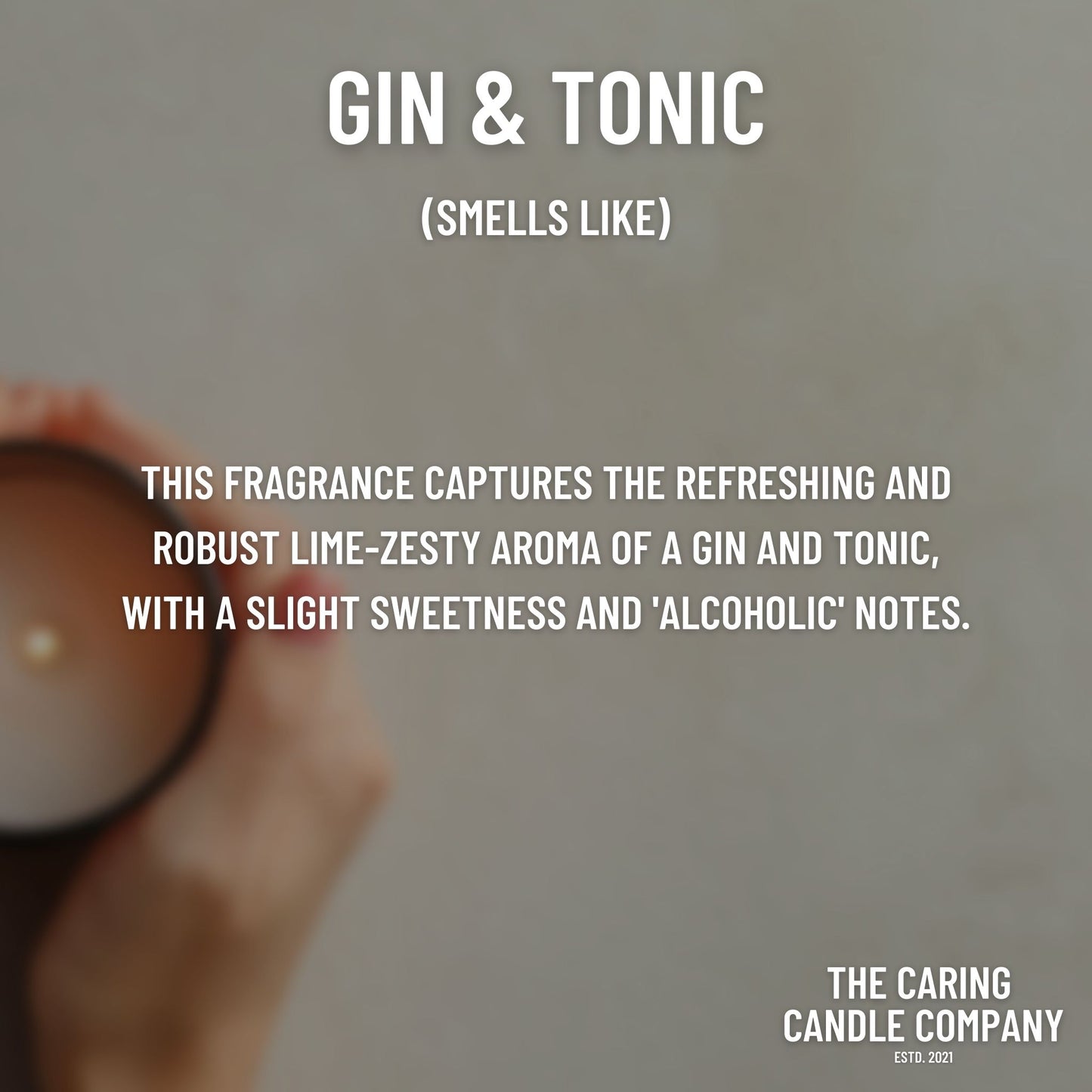 Gin & Tonic - The Caring Candle Company